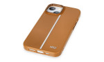 HDD iPhone 15 Kılıf HBC-155 Lizbon Kapak - Kahverengi
