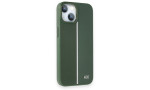 HDD iPhone 15 Kılıf HBC-155 Lizbon Kapak - Koyu Yeşil
