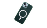 HDD iPhone 15 Kılıf HBC-157 Granada Magneticsafe Kapak - Koyu Yeşil