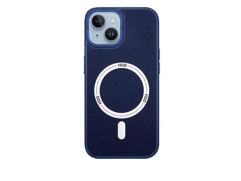 HDD iPhone 15 Kılıf HBC-157 Granada Magneticsafe Kapak - Lacivert