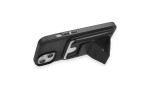 HDD iPhone 15 Kılıf HD Deri Luxury Magnet Kartvizitli Kapak - Siyah