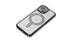 Newface iPhone 15 Kılıf Joke Simli Magneticsafe Kılıf - Siyah