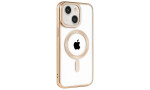 Newface iPhone 15 Kılıf Kronos Magsafe Kapak - Gold