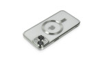 Newface iPhone 15 Kılıf Kross Magneticsafe Kapak - Gümüş