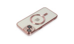 Newface iPhone 15 Kılıf Kross Magneticsafe Kapak - Rose