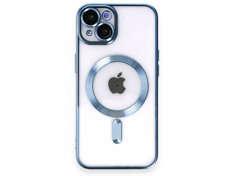 Newface iPhone 15 Kılıf Kross Magneticsafe Kapak - Sierra Blue