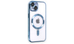 Newface iPhone 15 Kılıf Kross Magneticsafe Kapak - Sierra Blue