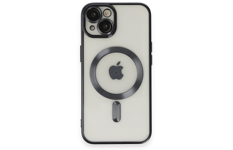 Newface iPhone 15 Kılıf Kross Magneticsafe Kapak - Siyah