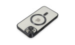 Newface iPhone 15 Kılıf Kross Magneticsafe Kapak - Siyah