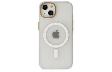 Newface iPhone 15 Kılıf Lodos Magneticsafe Mat Kapak - Şeffaf
