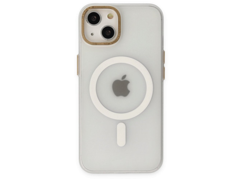 Newface iPhone 15 Kılıf Lodos Magneticsafe Mat Kapak - Şeffaf