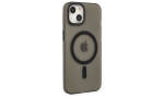 Newface iPhone 15 Kılıf Lodos Magneticsafe Mat Kapak - Siyah