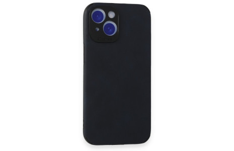 Newface iPhone 15 Kılıf Loop Deri Silikon - Lacivert