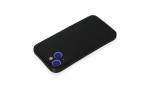 Newface iPhone 15 Kılıf Loop Deri Silikon - Siyah