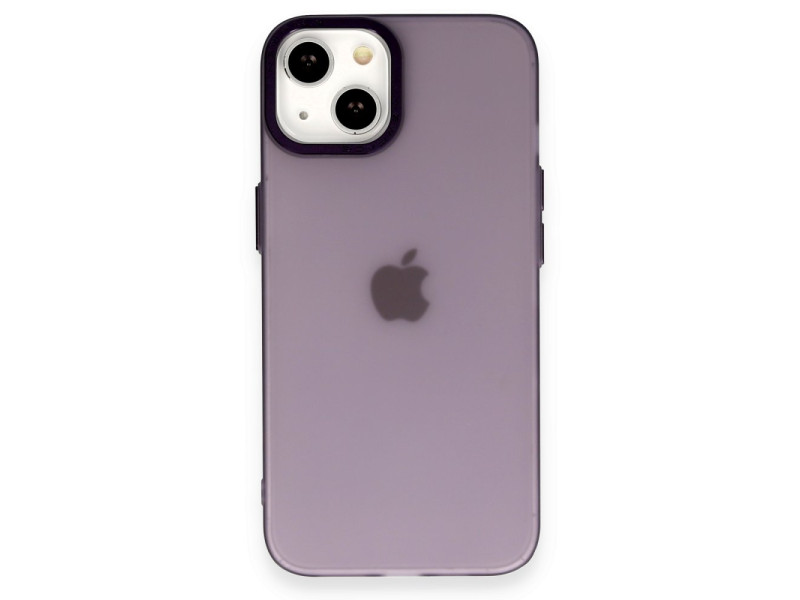 Newface iPhone 15 Kılıf Modos Metal Kapak - Derin Mor