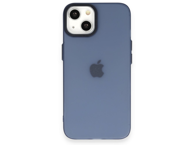 Newface iPhone 15 Kılıf Modos Metal Kapak - Mavi