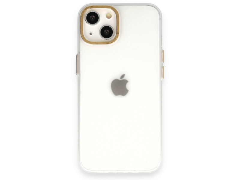 Newface iPhone 15 Kılıf Modos Metal Kapak - Şeffaf