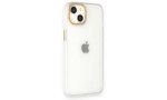 Newface iPhone 15 Kılıf Modos Metal Kapak - Şeffaf