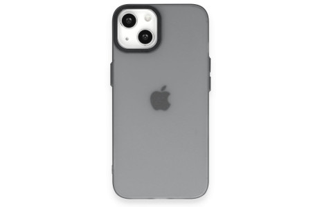 Newface iPhone 15 Kılıf Modos Metal Kapak - Siyah