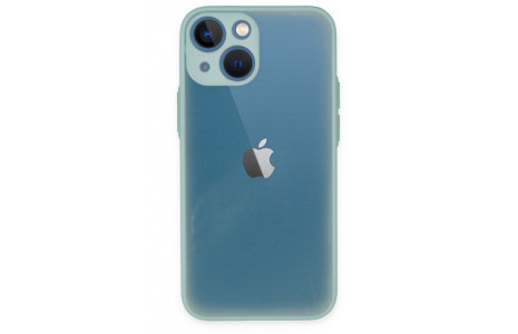 Newface iPhone 15 Kılıf Montreal Silikon Kapak - Açık Yeşil