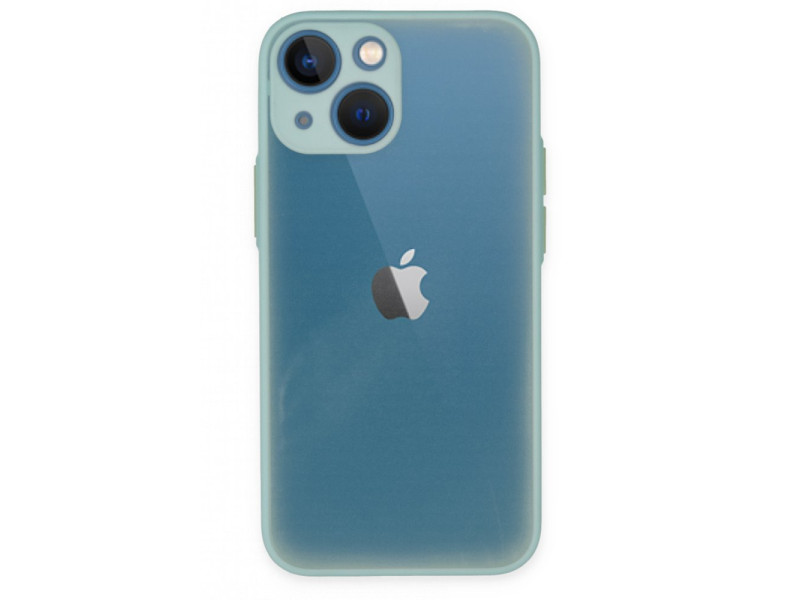 Newface iPhone 15 Kılıf Montreal Silikon Kapak - Açık Yeşil