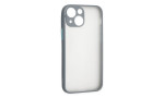 Newface iPhone 15 Kılıf Montreal Silikon Kapak - Gri