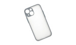 Newface iPhone 15 Kılıf Montreal Silikon Kapak - Gri