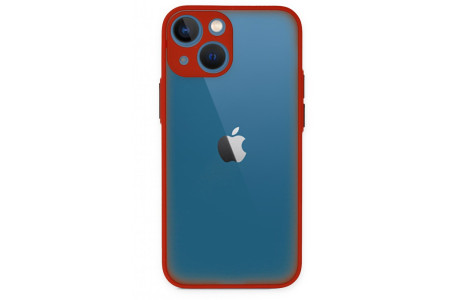 Newface iPhone 15 Kılıf Montreal Silikon Kapak - Kırmızı