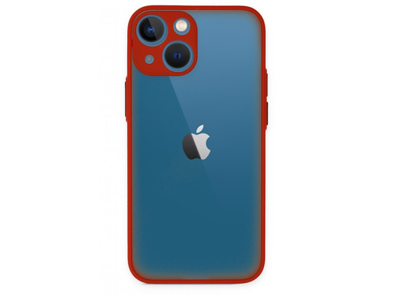 Newface iPhone 15 Kılıf Montreal Silikon Kapak - Kırmızı