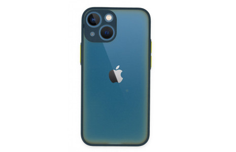 Newface iPhone 15 Kılıf Montreal Silikon Kapak - Lacivert