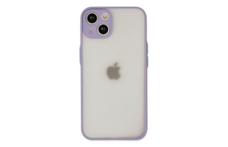Newface iPhone 15 Kılıf Montreal Silikon Kapak - Mor