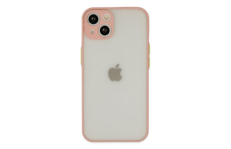 Newface iPhone 15 Kılıf Montreal Silikon Kapak - Pembe