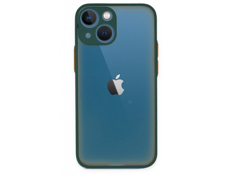 Newface iPhone 15 Kılıf Montreal Silikon Kapak - Yeşil