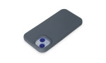 Newface iPhone 15 Kılıf Nano içi Kadife Silikon - Gri