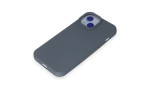 Newface iPhone 15 Kılıf Nano içi Kadife Silikon - Gri