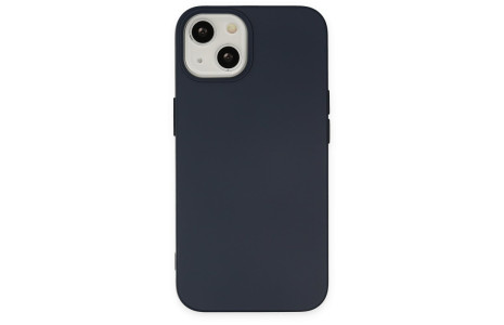 Newface iPhone 15 Kılıf Nano içi Kadife Silikon - Lacivert