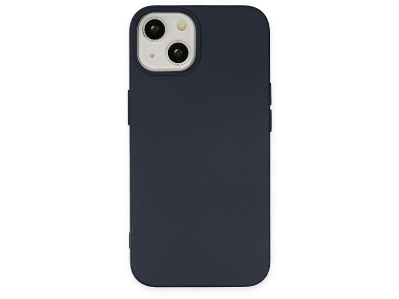 Newface iPhone 15 Kılıf Nano içi Kadife Silikon - Lacivert