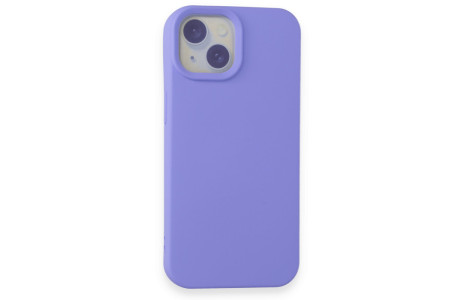 Newface iPhone 15 Kılıf Nano içi Kadife Silikon - Lila