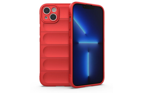 Newface iPhone 15 Kılıf Optimum Silikon - Kırmızı