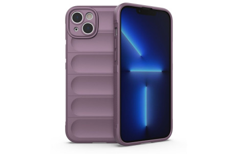 Newface iPhone 15 Kılıf Optimum Silikon - Mor