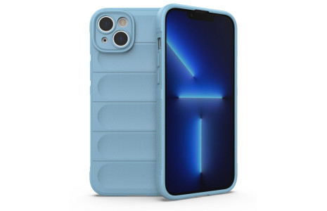 Newface iPhone 15 Kılıf Optimum Silikon - Sky Blue