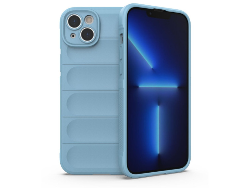 Newface iPhone 15 Kılıf Optimum Silikon - Sky Blue