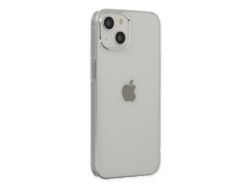 Newface iPhone 15 Kılıf Pc Sert Şeffaf Kapak - Şeffaf