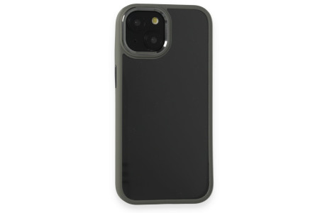 Newface iPhone 15 Kılıf Power Silikon - Gri
