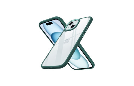 Newface iPhone 15 Kılıf Power Silikon - Koyu Yeşil