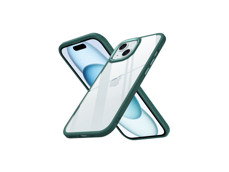 Newface iPhone 15 Kılıf Power Silikon - Koyu Yeşil
