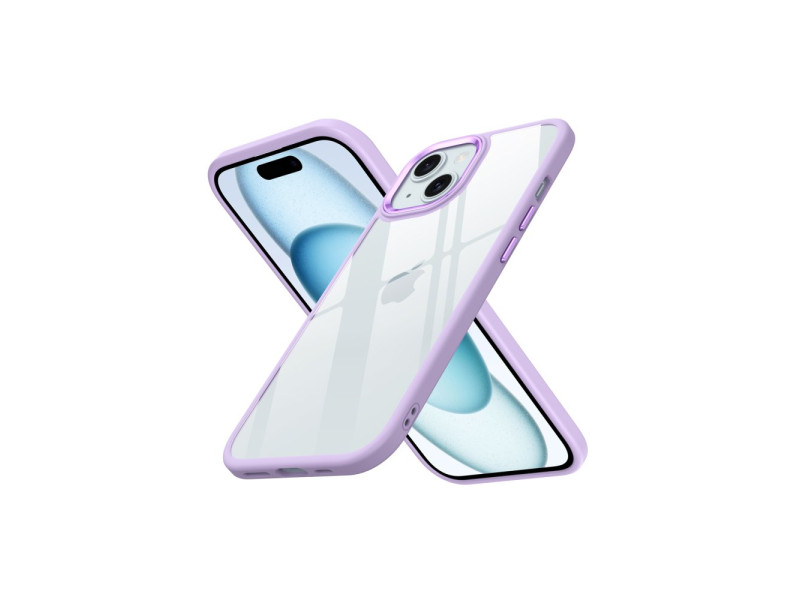 Newface iPhone 15 Kılıf Power Silikon - Lila