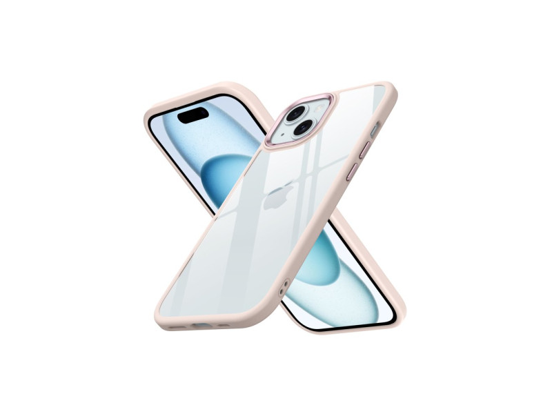 Newface iPhone 15 Kılıf Power Silikon - Rose