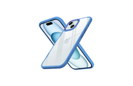 Newface iPhone 15 Kılıf Power Silikon - Sierra Blue