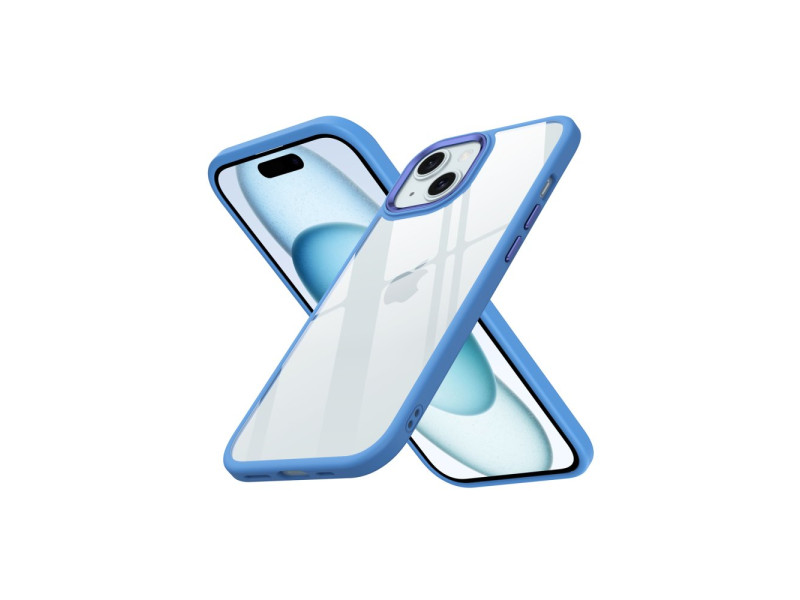 Newface iPhone 15 Kılıf Power Silikon - Sierra Blue